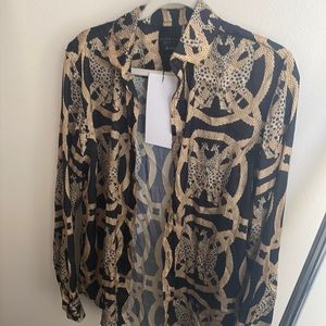 Baroque button up shirt size medium new with tags